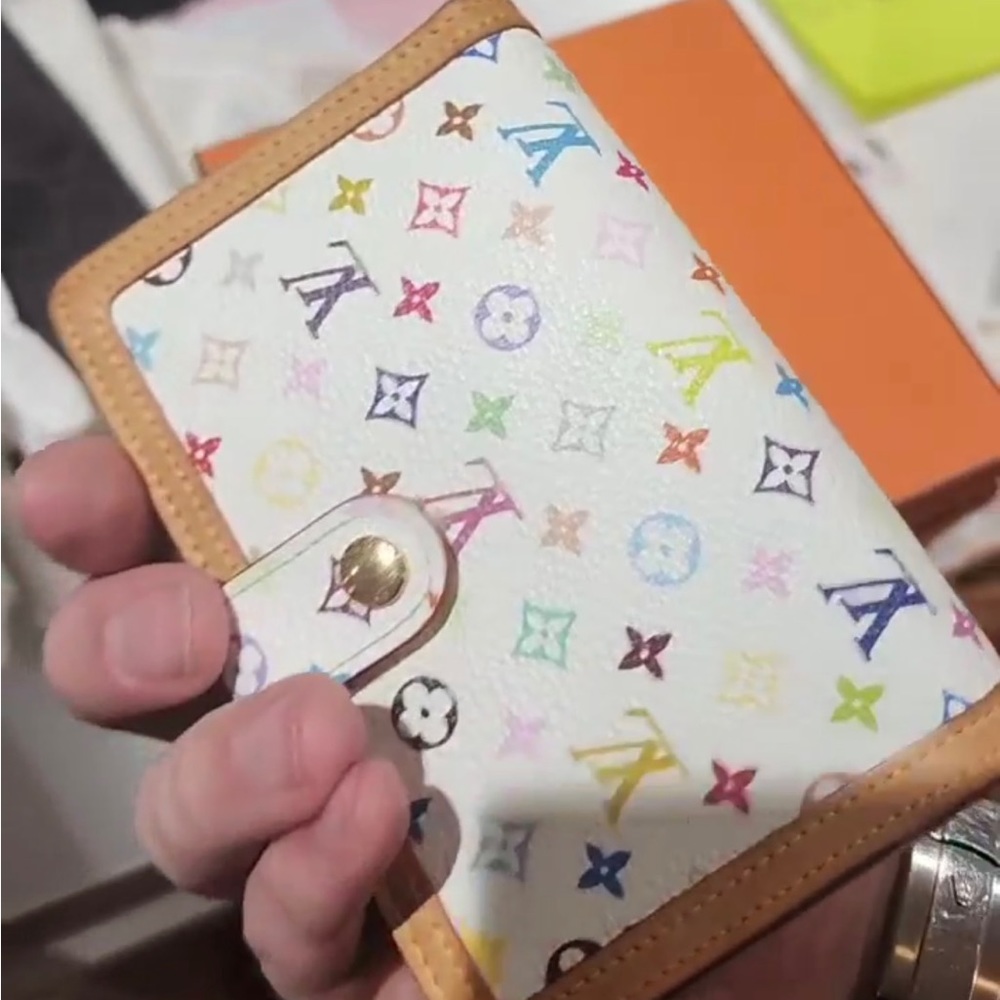 Used Louisvuitton Murakami multicolor wallet